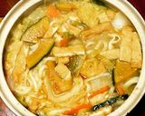 ほうとう鍋風、ピリ辛味噌煮込みうどん作り方6写真