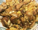失敗の親子丼〜素直にめんつゆ使えばよかた作り方8写真