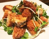 超手抜き惣菜☆白身フライとカイワレ和え作り方4写真