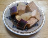 厚揚げと大根とさつま芋の煮物作り方5写真