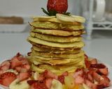 わんこハッピーバースデーパンケーキタワー作り方3写真