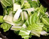 カリッと鶏胸肉と白菜の味噌マヨ甘タレ☆作り方6写真