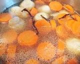 おせちにも。紅白里芋煮物。キクラゲ入り作り方11写真