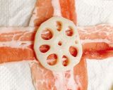 豚の蓮根包み焼き作り方2写真