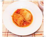 豚小間でお手軽♡トマトのロール白菜作り方7写真