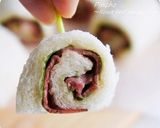 ピンチョス～ローストビーフのロールサンド作り方6写真