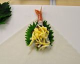 ぷりぷり海老としめじの三角△春巻き♡作り方4写真