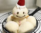 捏ねずに簡単♡スノーマンのちぎりパン♡作り方12写真