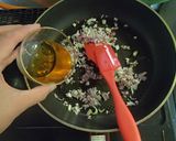 天栄赤ねぎの油揚げ巻き（ネギソースかけ）作り方2写真