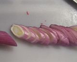 天栄赤ねぎの油揚げ巻き（ネギソースかけ）作り方3写真