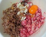 あたた生だしでオニオンハンバーグ作り方4写真
