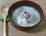 天栄赤ネギのとろ～り鶏粥作り方5写真
