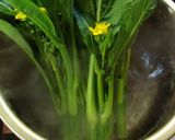 アスパラ菜と油揚げの煮浸し作り方1写真
