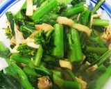 アスパラ菜と油揚げの煮浸し作り方5写真