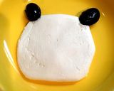 お正月お節☆黒豆deクリームチーズパンダ作り方5写真