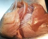 柔らかよだれ鶏*ネギだれ*作り方1写真