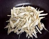 ごぼうのバルサミコソテー蓮根チップス添え作り方6写真