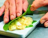 鰆の若草蒸し宇陀金ごぼうのあんかけ作り方7写真