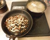 男のきくらげキノコパスタ作り方4写真