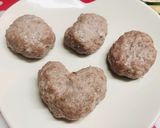*ステーキハンバーグ(バーガーのパテ)*作り方4写真