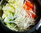 圧力鍋で。風邪予防にネギ入り野菜スープ作り方2写真
