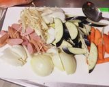 カンタン黒酢でつくる☆中華風野菜炒め作り方1写真