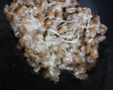 納豆のかき揚げ：混ぜて油で揚げ焼き作り方4写真