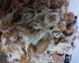 納豆のかき揚げ：混ぜて油で揚げ焼き作り方2写真