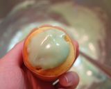春色♥ちょうちょのチーズデコカップ作り方7写真