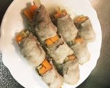 ごぼうと人参の豚バラ巻き作り方3写真