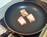 がんもどきのベーコンチーズバーガー作り方5写真