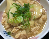 冷凍里芋と鶏ひき肉のあったか煮物作り方4写真