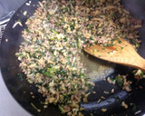大根葉＆皮で作る肉そぼろ丼（温玉のっけ）作り方9写真
