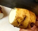 皮むき簡単！里芋の明太ポテトサラダ作り方1写真