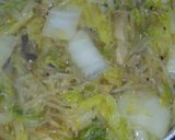 簡単♪もやしと白菜きのこの味噌中華スープ作り方4写真
