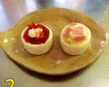 ミニカマンベールの色んなモノ詰め込み焼き作り方3写真