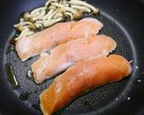 簡単！銀鮭のクリーム煮☆バジル添え作り方2写真