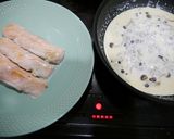 簡単！銀鮭のクリーム煮☆バジル添え作り方4写真