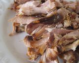 味つきチキンで生春巻き~♪作り方1写真