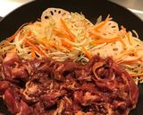 ヘルシーで美味しい♡蓮根INプルコギ作り方6写真