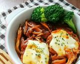 簡単リメイク☆ハンバーググラタン。作り方9写真