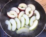 アウトドアフライパンで簡単焼きりんご作り方2写真