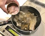 マゾイの炙りアラ汁作り方3写真