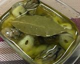 牡蠣のオイル漬けと春菊の塩パスタ作り方6写真