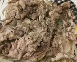 豚肉ともやしのレンジ蒸し作り方2写真
