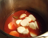 カレー風味　手羽元と里芋のトマト煮作り方2写真