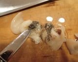 姫貝（シロガイ、サラガイ）の刺身と湯引き作り方7写真