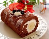 バレンタイン♡チョコロールケーキ作り方13写真
