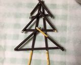 クリスマスパーティーに簡単ポッキーツリー作り方3写真
