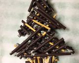 クリスマスパーティーに簡単ポッキーツリー作り方4写真
